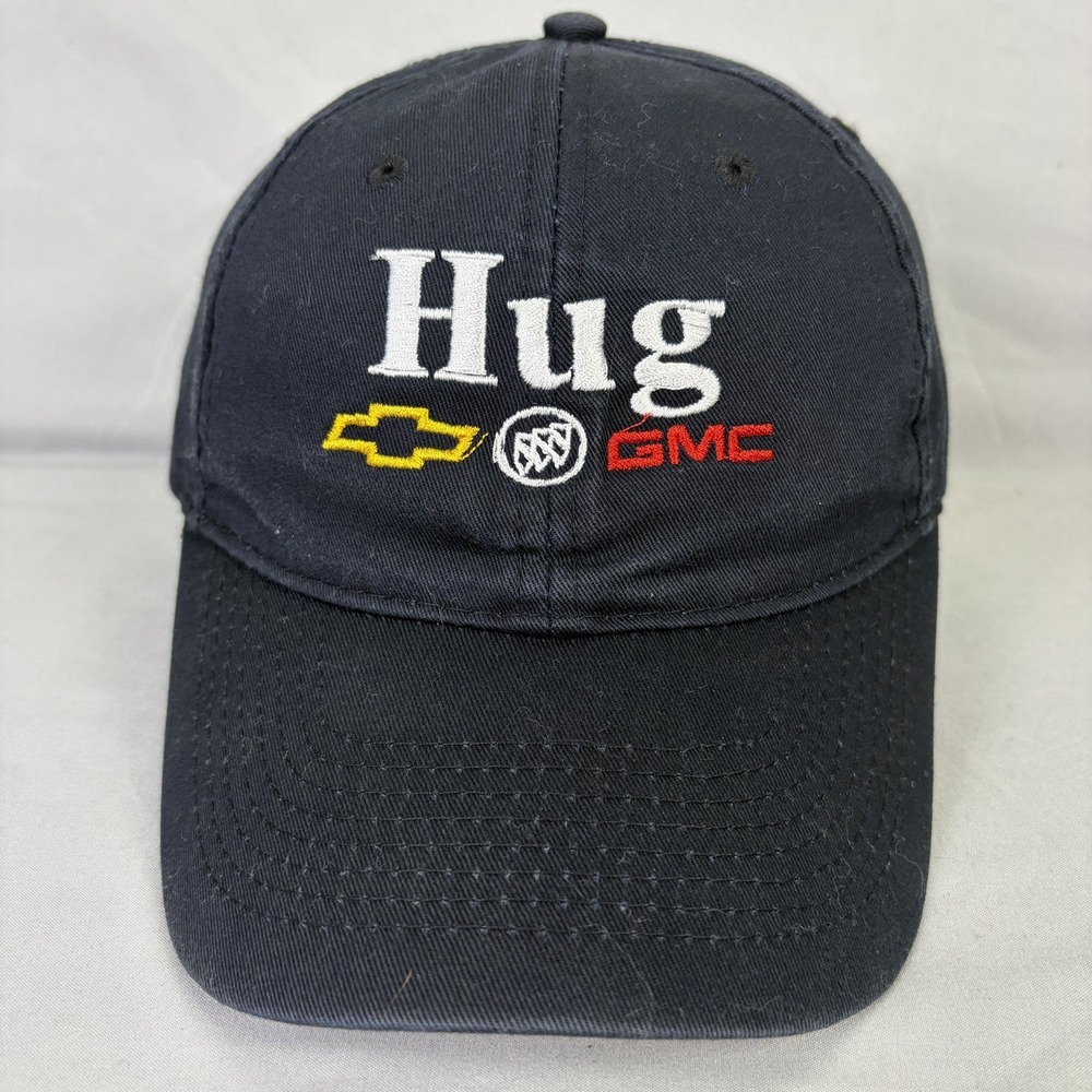 Port & Company Hat Hug Chevrolet Buick GMC Mens OSFM Black Dealership Cap